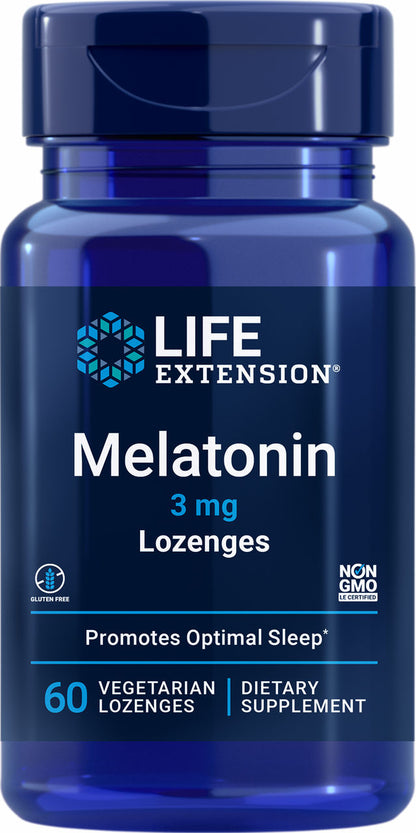 Melatonin 3 mg, 60 vegetarian lozenges #332