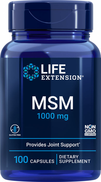 MSM 1000 mg, 100 capsules #451