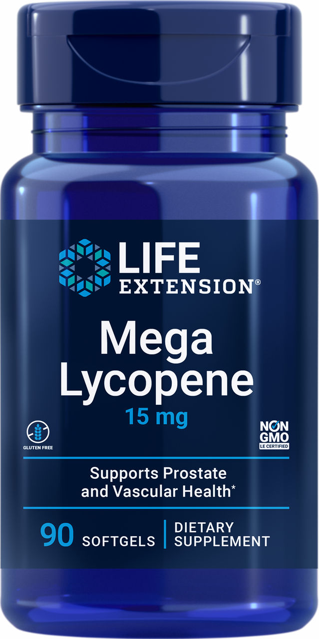 Mega Lycopene 15 mg, 90 softgels #455
