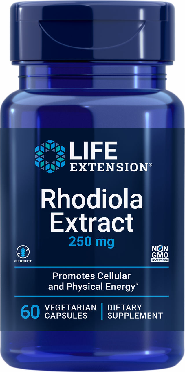 Rhodiola Extract 250 mg, 60 vegetarian capsules #889