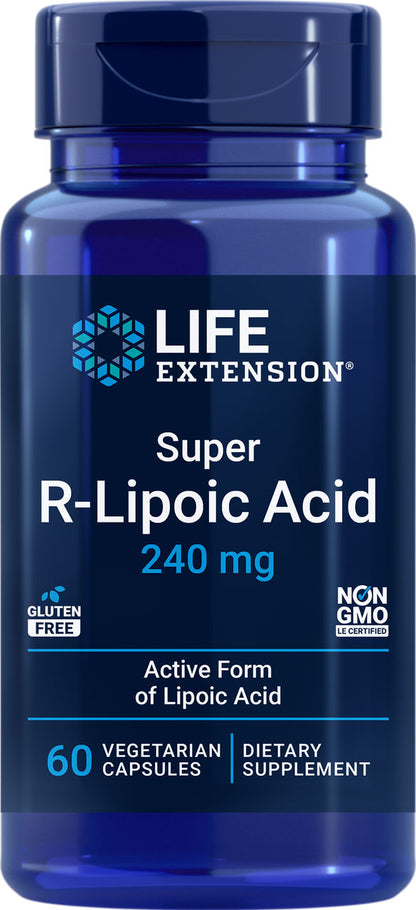 Super R Lipoic Acid 240 mg, 60 vegetarian capsules #1208