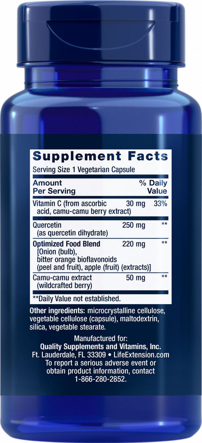 Optimized Quercetin 250 mg, 60 vegetarian capsules #1309