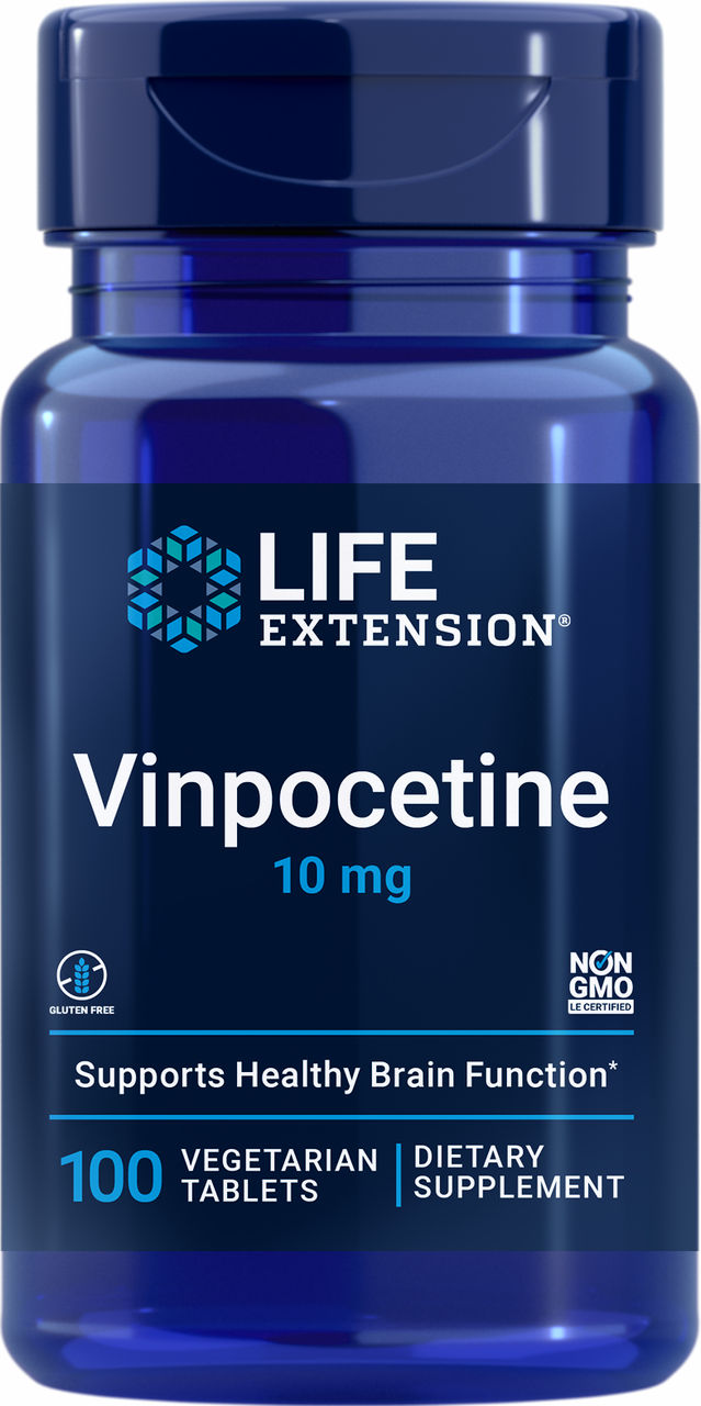 Vinpocetine 10 mg, 100 vegetarian tablets #1327