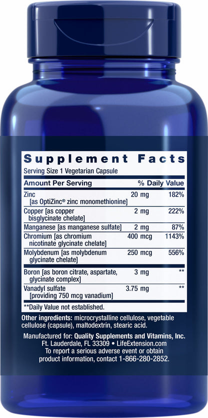 Only Trace Minerals 90 vegetarian capsules #1328