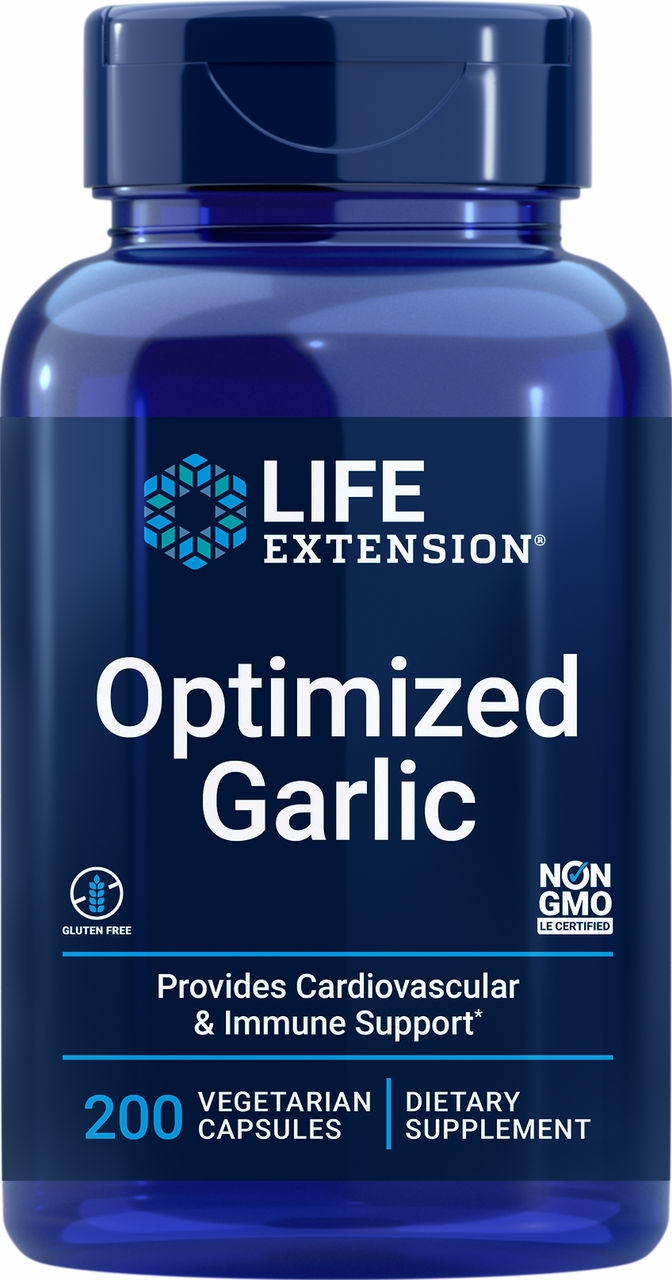 Optimized Garlic 200 vegetarian capsules #1394