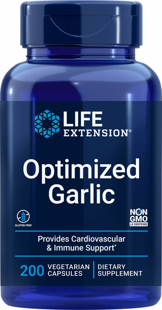 Optimized Garlic 200 vegetarian capsules #1394
