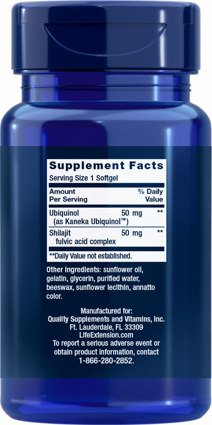 Super Ubiquinol CoQ10 with Enhanced Mitochondrial Support™ 50 mg, 30 softgels #1427