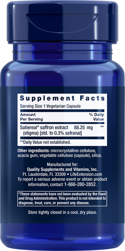 Optimized Saffron 60 vegetarian capsules #1432