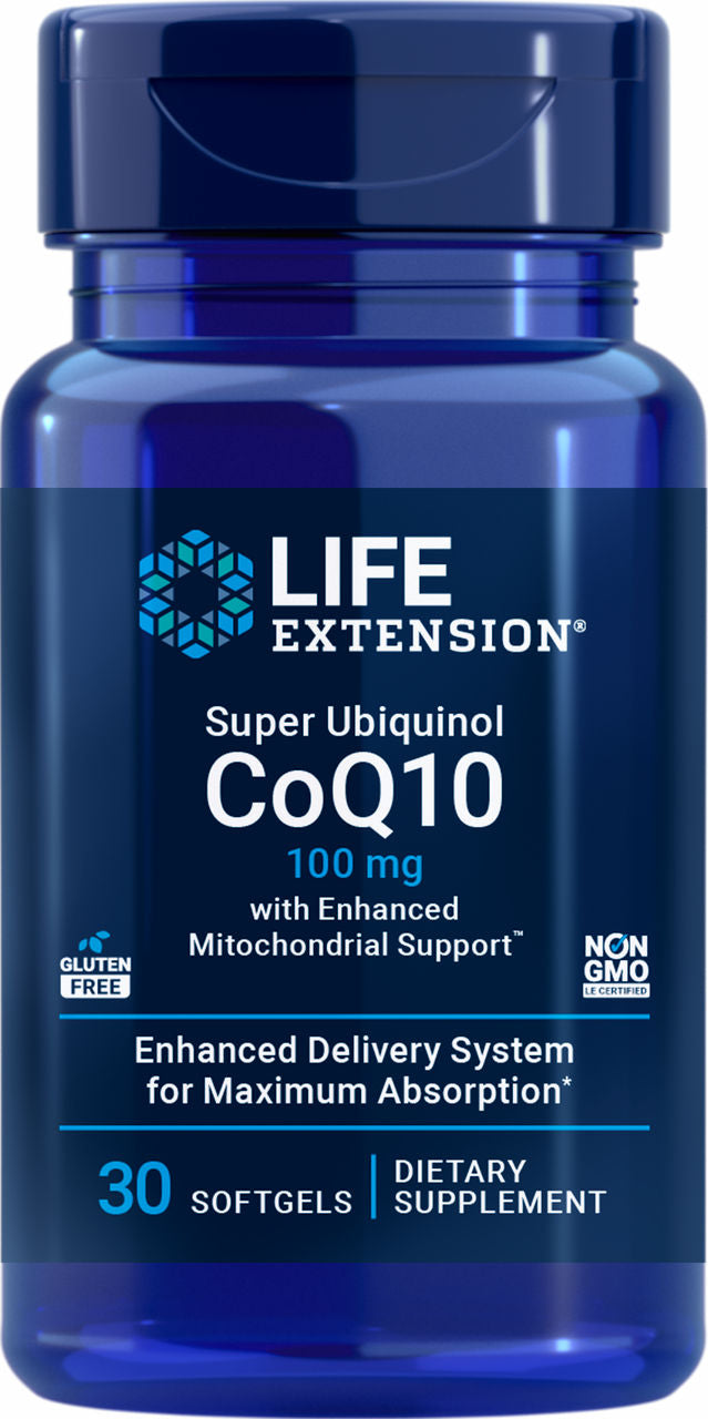 Super Ubiquinol CoQ10 with Enhanced Mitochondrial Support™ 100 mg, 30 softgels #1437