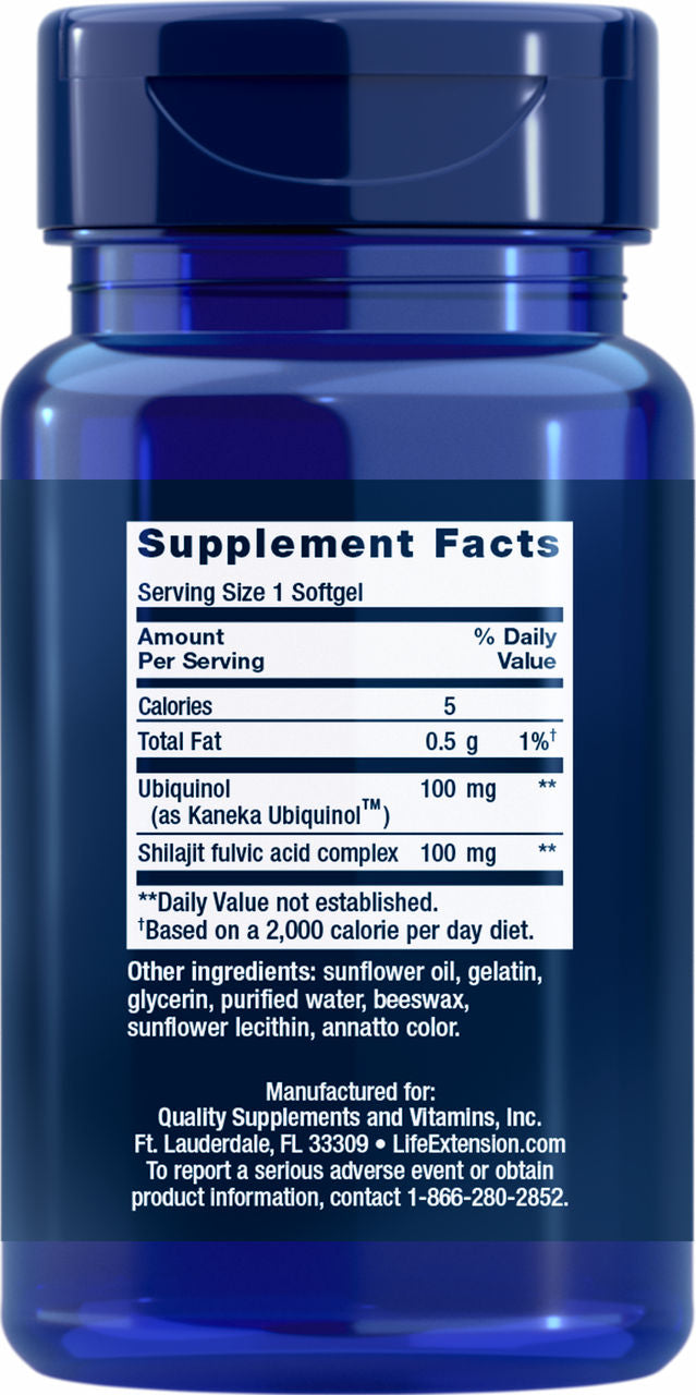 Super Ubiquinol CoQ10 with Enhanced Mitochondrial Support™ 100 mg, 30 softgels #1437