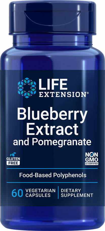 Blueberry Extract and Pomegranate 60 vegetarian capsules #1438