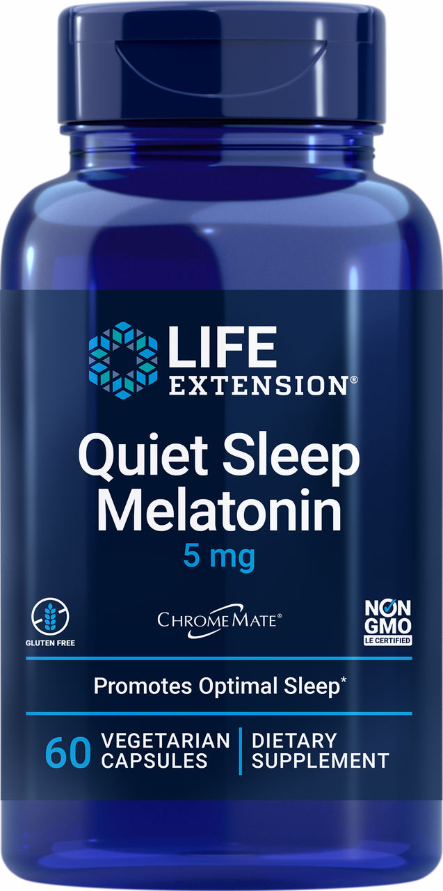 Quiet Sleep Melatonin 5 mg, 60 vegetarian capsules #1445