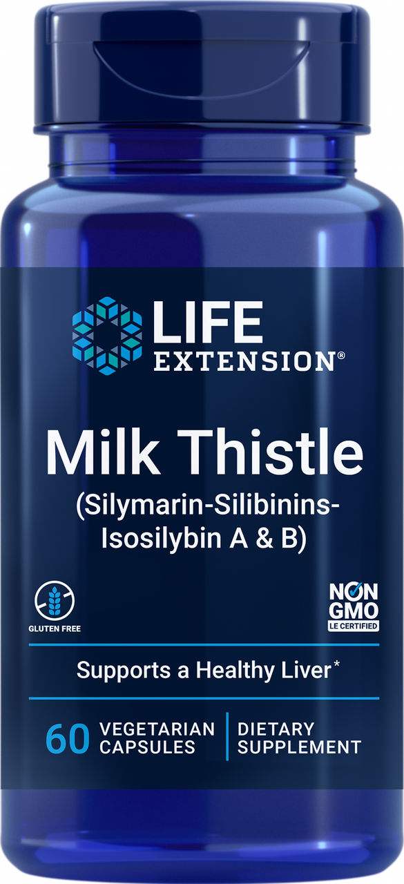 Milk Thistle (Silymarin Silibinins Isosilybin A & B) 60 vegetarian capsules #1522