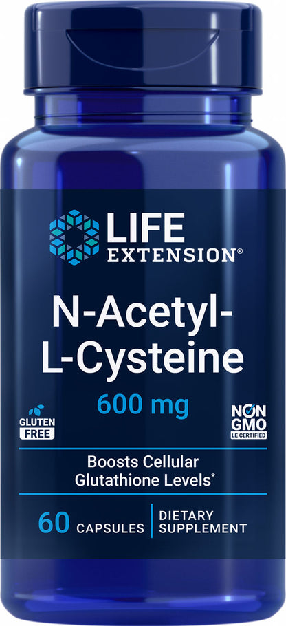 N Acetyl L Cysteine (NAC) 600 mg, 60 capsules #1534