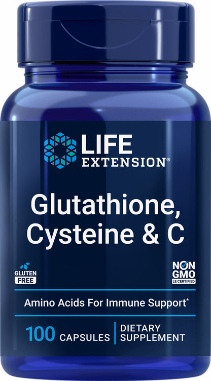 Glutathione, Cysteine & C 100 capsules #1541