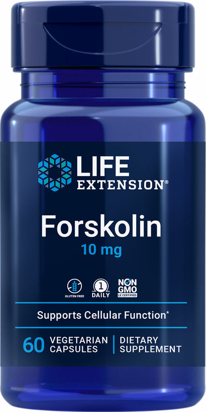 Forskolin 10 mg, 60 vegetarian capsules #1544