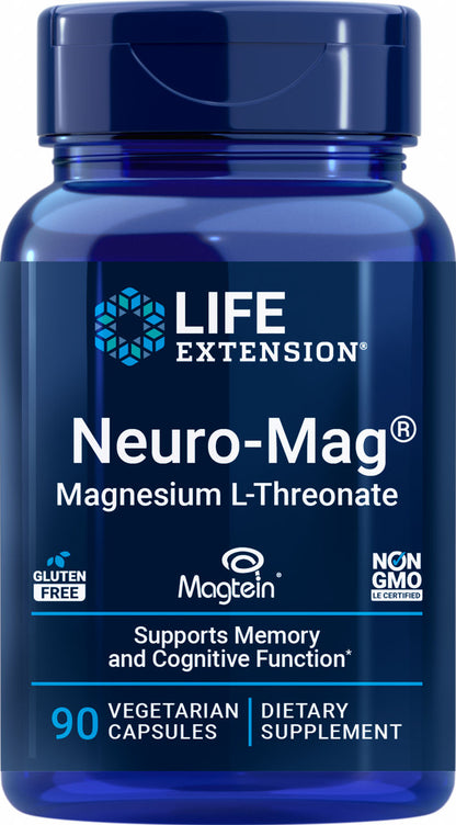 Neuro Mag® Magnesium L-Threonate 90 vegetarian capsules #1603