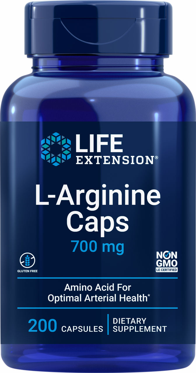 L Arginine Caps 700 mg, 200 capsules #1624