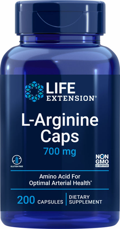 L Arginine Caps 700 mg, 200 capsules #1624