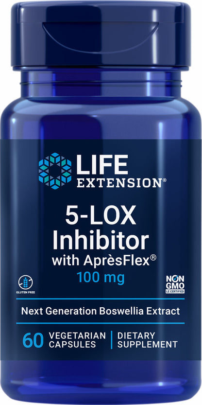 5-LOX Inhibitor with AprèsFlex® 100 mg, 60 vegetarian capsules #1639