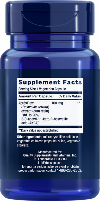 5-LOX Inhibitor with AprèsFlex® 100 mg, 60 vegetarian capsules #1639
