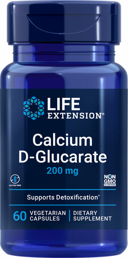 Calcium D Glucarate 200 mg, 60 vegetarian capsules #1651