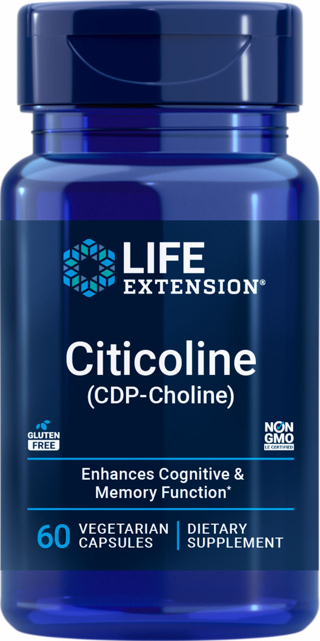 Citicoline (CDP-Choline) 60 vegetarian capsules #1659