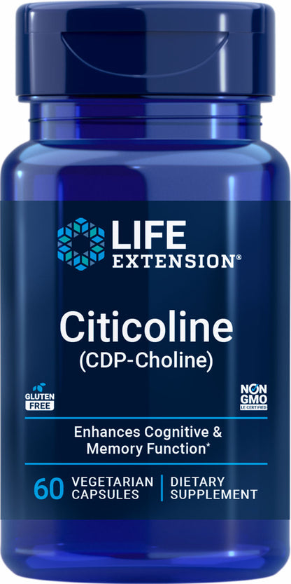 Citicoline (CDP-Choline) 60 vegetarian capsules #1659