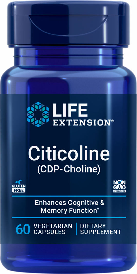 Citicoline (CDP-Choline) 60 vegetarian capsules #1659