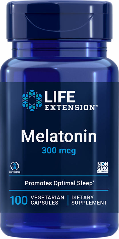 Melatonin 300 mcg, 100 vegetarian capsules #1668