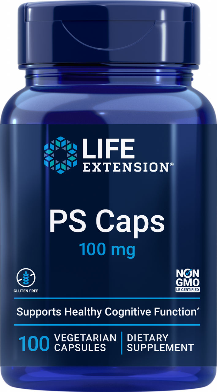 PS Caps 100 mg, 100 vegetarian capsules #1676
