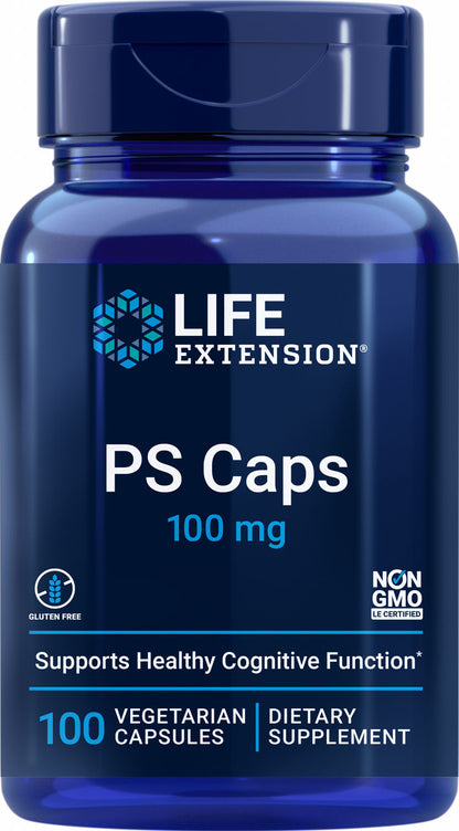 PS Caps 100 mg, 100 vegetarian capsules #1676