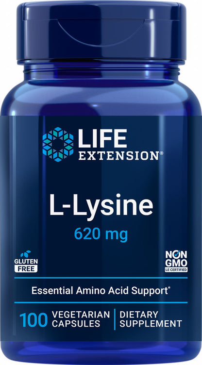 L Lysine 620 mg, 100 vegetarian capsules #1678