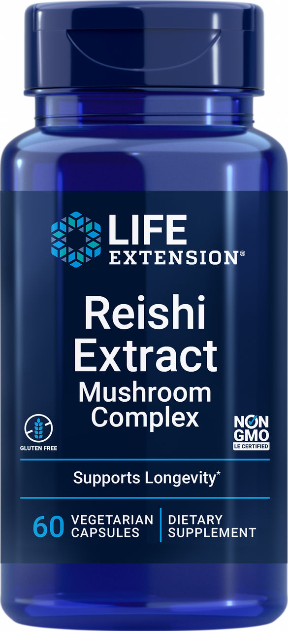 Reishi Extract Mushroom Complex 60 vegetarian capsules #1708