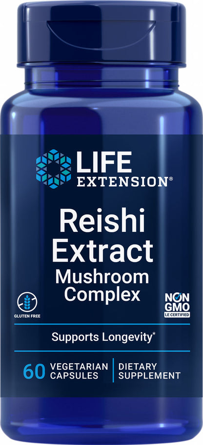 Reishi Extract Mushroom Complex 60 vegetarian capsules #1708