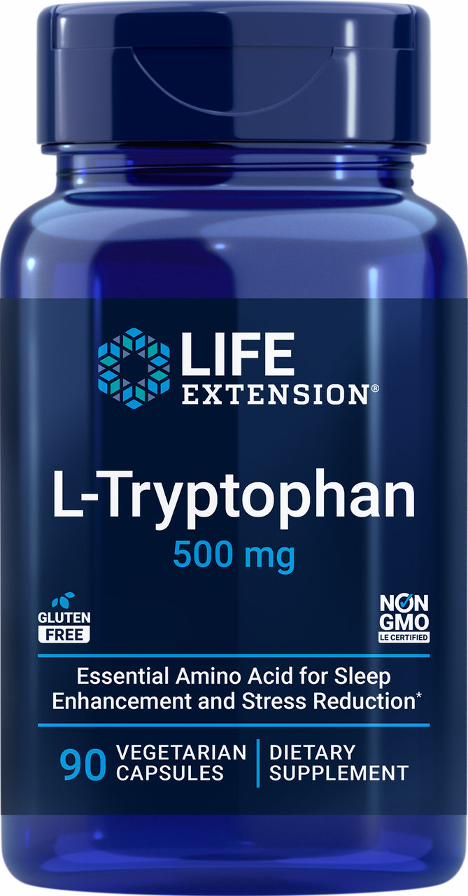 L Tryptophan 500 mg, 90 vegetarian capsules #1722