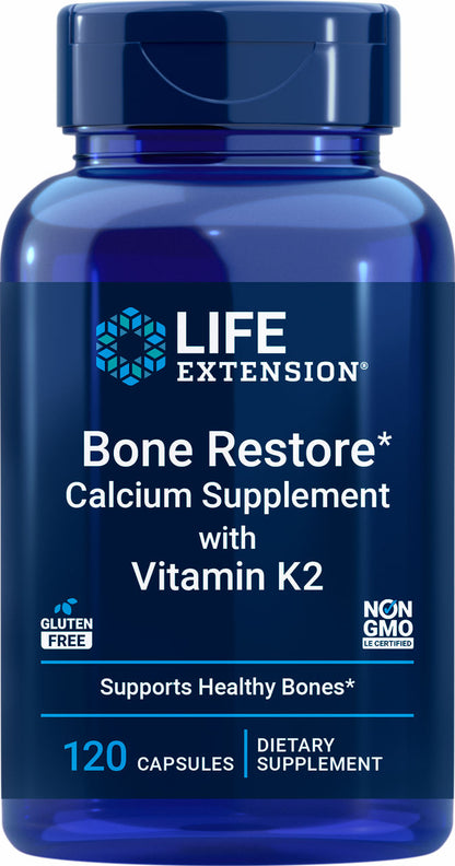 Bone Restore with Vitamin K2 120 capsules #1727