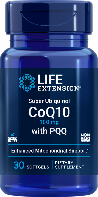Super Ubiquinol CoQ10 with PQQ 100 mg, 30 softgels #1733