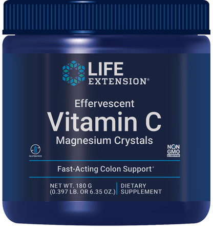 Effervescent Vitamin C Magnesium Crystals 180 grams #1736