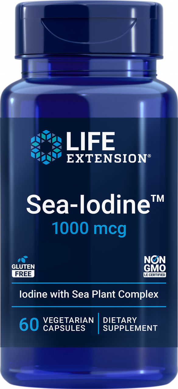 Sea Iodine™ 1000 mcg, 60 vegetarian capsules #1740