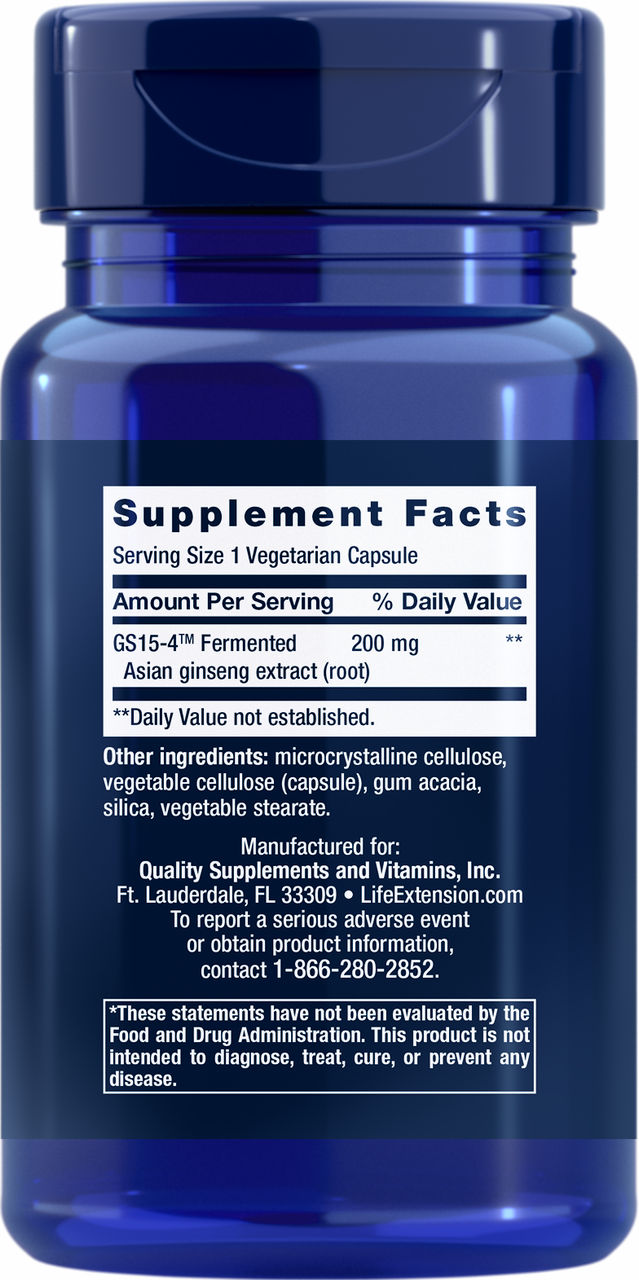 Ginseng Energy Boost 30 vegetarian capsules #1805