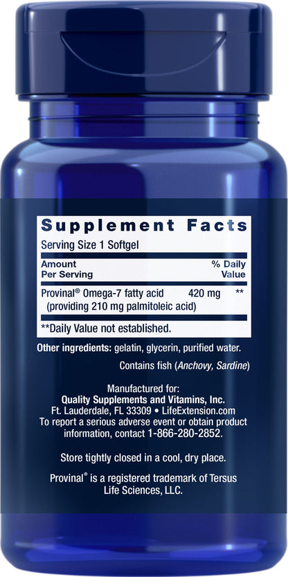 Provinal® Purified Omega-7 30 softgels #1812