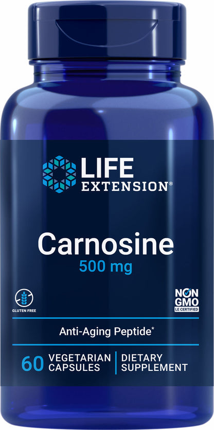 Carnosine 500 mg, 60 vegetarian capsules #1829