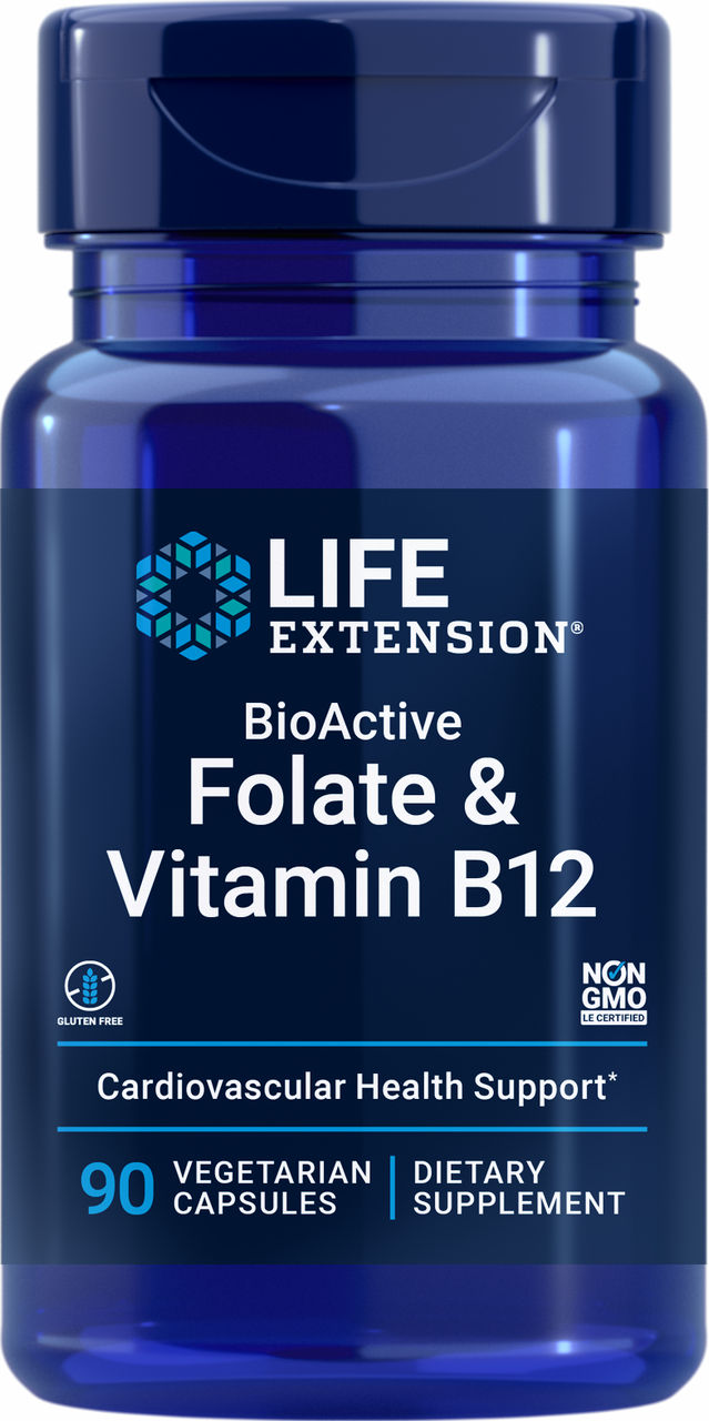 BioActive Folate & Vitamin B12 90 vegetarian capsules #1842