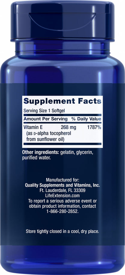 Super Vitamin E 268 mg (400 IU), 90 softgels #1863