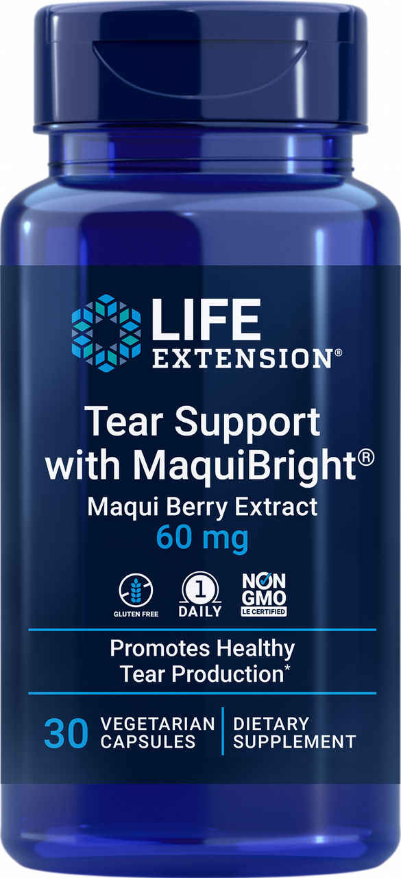 Tear Support with MaquiBright® Maqui Berry Extract 60 mg, 30 vegetarian capsules #1918