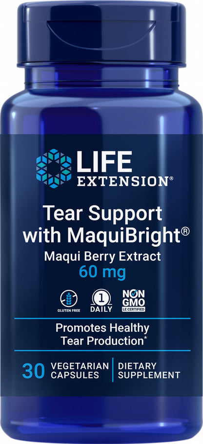Tear Support with MaquiBright® Maqui Berry Extract 60 mg, 30 vegetarian capsules #1918