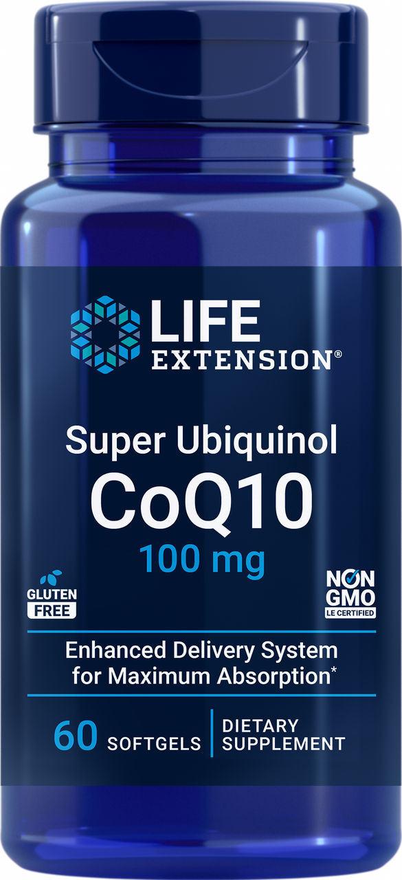 Super Ubiquinol CoQ10 100 mg, 60 softgels #1929