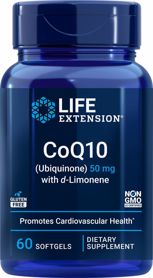 Super Absorbable CoQ10 (Ubiquinone) with d-Limonene 50 mg, 60 softgels #1949