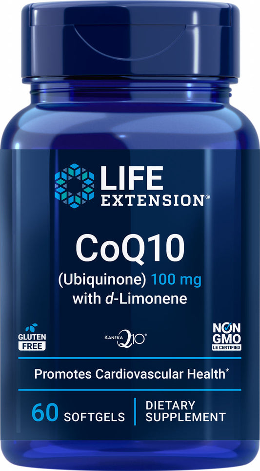 Super Absorbable CoQ10 (Ubiquinone) with d-Limonene 100 mg, 60 softgels #1951